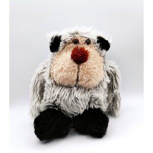 Mighty Star Gray Monkey Plush 10" Vintage Stuffed Animal